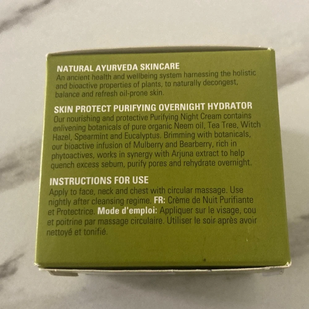 Purifying Protecting Night Cream — Green